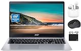 acer Chromebook 2023 Flaggschiff-Laptopcomputer, dünnes Licht, 15,6 Zoll HD-Display, Dual Core Intel Celeron N4020 (bis zu 2,80 GHz), 4 GB RAM, 64 GB eMMC, Webcam, WLAN, langer Akku, C