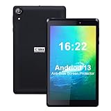 C idea 8-Zoll-Lesetabletts, Android 13-Tablets, 2 GB RAM, 32 GB ROM, Quad-Core, 5000-mAh-Akku, Dual-Kameras, HD-Display, Touchscreen-Tablets für tragbare Unterhaltung (schwarz)