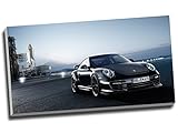 Sportwagenkunstdruck auf Leinwand, Motiv Porsche 911 Gt2 Rs, Wandobjekt, Bild, 76,2 cm x 40,6