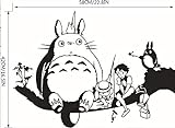D Totoro Wandaufkleber für Kinderzimmer Hayao Miyazaki Animation Ghibli Totoro Mein Nachbar Totoro Wallpaper Home D