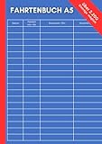 Fahrtenbuch PKW A5 | über 100 Seiten | 2.200 Einträge möglich | vom Finanzamt anerkannt: Dokumentation von Fahrten für Deutschland und Österreich auch für LKW (Bücher von MM-Digital Media)