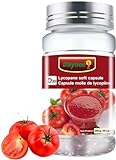 Lycopin-Kapseln – 500 mg natürlicher Tomatenextrakt für Prostata und Herz. Bio-Komplex-Formel-Ergänzung – 100 Kapseln, glutenfrei, gentechnik