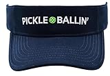 Pickleball Visier | Lustiger Pickle Ball Hut für Damen und Herren | Pickleball Geschenk Blau, Blau, Einheitsgröß
