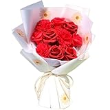 KAJIMEIYO Künstliche Blumen-Box-Set, aromatische Rose für Hochzeitssträuße, Tafelaufsätze, Arrangements, Partys, Duschen, Heimdek