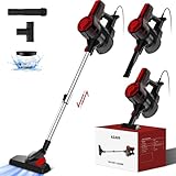 Authmic 20000Pa/500W Staubsauger mit Kabel, 5 Meter Kabel Vacuum Cleaner, mit H13 HEPA-Filter für Harte Böden/Tierhaare/Tepp