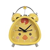 Vobomo Coo-Coo Kinderwecker, Frühlingshühn, Digitaluhr mit Doppelglocken, lauter Wecker mit Nachtlicht für Mädchen und Jungen (kleiner Flügel)