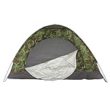 Trintion Wurfzelte Camping Kuppelzelt Wasserdichtes Camouflage Wanderzelt 2-3 Personen Campingzelt mit Tragetasche für Camping Reise Trekking 200x150x110
