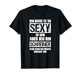 Herren Sexy Schreiner - Zimmermann Holz-Werkstatt Tischler T-S