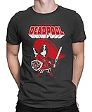 Deadpool The Legend of Zelda Mashup Gaming Unisex T-Shirt Gaming Shirt Erwachsene Unisex Top, Schwarz , 9-11