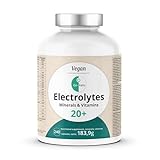 Go-Keto Elektrolyte Mix 240 vegane Kapseln, 24 optimal abgestimmte Electrolyte & Vitamine zur sicheren Versorgung bei Sport, Fitness oder einer Keto Diät, laktosefrei, g