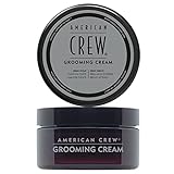 AMERICAN CREW – Grooming Cream, 85 g, Stylingcreme für Männer, Haarprodukt mit sehr starkem Halt, Stylingprodukt für optimale Formbarkeit, Glätte & sehr viel G