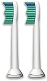 Philips Sonicare Ersatzbürsten Original ProResults HX6012/05 gelangen an schwer erreichbare Stellen & passen auf jede Sonicare Zahnbürste mit Aufsteck-System – 2er Pack, Standard, Weiß