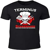 Terminus Steakhouse Men's T-Shirt - Funny Dead Roamers Walking Walkers Zombie Black XXL