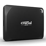 Crucial X10 Pro 2TB Externe SSD Festplatte, bis zu 2100MB/s Lesen und 2000MB/s Schreiben, Portable Solid State Drive, USB-C 3.2, PC und Mac, Wasser- und Staubgeschützt - CT2000X10PROSSD902
