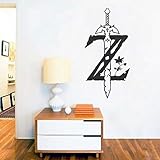 Legend of Zelda Schlafzimmer Tapete Wandaufkleber Aufkleber Wandaufkleber als Wanddekoration Abnehmbare Aufkleber für Wände Dek