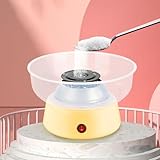 Liguo Zuckerwattemaschine, Die Zuckerwattemaschine im farbenfrohen Stil stellt Bonbons und her, hausgemachte Süßigkeiten für Geburtstagsfeiern, foodblender (Yellow)