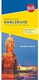 Falk Stadtplan Extra Karlsruhe 1:20.000: mit Ortsteilen von Ettlingen, Pfinztal, Rheinstetten, Weing