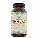 naturalie® - Zink im 3-Fach Komplex mit L-Histidin und 10 weiteren Aminosäuren | 90 Kapseln | 25 mg hochdosiert, bioverfügbar | laborgeprüft ohne unnötige Zusätze | BPA-freies Braung