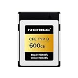 Renice 600 GB CFexpress Typ B Speicherkarte, R 1750 MB/s – bis zu W1700 MB/s Geschwindigkeit, für 12K RAW-Foto und V