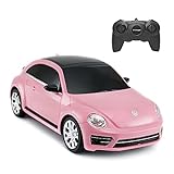 Rastar ferngesteuerter Volkswagen Käfer, Maßstab 1:24, Kinder ferngesteuertes Rennauto, rosa Spielzeugauto für Kinder / Mädchen / Kleink