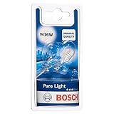 Bosch W16W Pure Light Fahrzeuglampen - 12 V 16 W W2,1x9,5d - 2 Stück