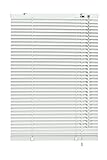 Gardinia Alu-Jalousie ohne Bohren, Zum Klemmen, Inkl. Klemmträgern, Sichtschutz, Lichtschutz, Blendschutz, Aluminium-Jalousie, Weiß, 90 x 130