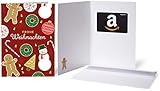 Amazon.de Geschenkkarte in Grußkarte (Weihnachtsplätzchen)