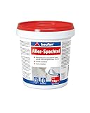 Baufan Alles-Spachtel Weiß 1kg I Zum Ausbessern & Glätten von mineralischen Untergründen wie Putz, Beton I Schnell trocknend & gut schleifb