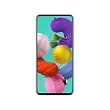 Samsung Galaxy A51 Android Smartphone ohne Vertrag, 4 Kameras, 6,5 Zoll Super AMOLED Display, 128 GB/4 GB RAM, Dual SIM, prism crush Schw