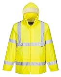 Portwest Warnschutz-Regenjacke, Größe: M, Farbe: Gelb, H440YERM