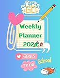 Weekly Planner 2024: For boost Productivity/ 12 Months/ A 122 Pages/ To do List Tracker/ Business Goals/ Notes/ Jot Down Sp