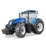 bruder 03120 - New Holland T7.315-1:16 Bauernhof Landwirtschaft Traktor Trecker Schlepper Bulldog bworld Spielzeug Fahrzeug
