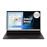 Samsung Galaxy Book2 39,6 cm (15,6 Zoll) Notebook (Intel Core Prozessor i7, 8 GB RAM, 512 GB SSD, Windows 11 Home) inklusive 36 Monate Garantie [Exklusiv bei Amazon], Grap