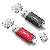 THKAILAR USB-Stick, 32 GB, 2 in 1, USB C 3.1, Dual Stick USB Memory Stick für Smartphones/Samsung Telefone/Laptop/Tablets/Mac Pro/PC