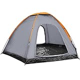 BaraSh Zelt für 6 Personen Grau Angelzelt Camping Z