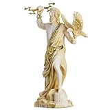 Zeus Griechischer Gott Jupiter Donner Statue Figur Gold Alabaster 18