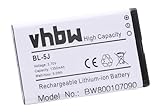 vhbw Li-Ion Akku 1350mAh (3.7V) kompatibel mit Handy Telefon Smartphone Nokia Lumia 520.2, 521, 525, 525.2, 526, 530, 530 Dual SIM Ersatz für BL-5J