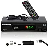 Premium X FTA 540T FullHD Digitaler DVB-T2 terrestrischer TV Receiver H.265 HEVC USB 2.0 Mediaplayer SCART HDMI Auto I