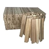 Aleko Premium Brennholz und Holzkohle aus Eschenholz - natürlichen Bio-Kaminanzünder - Kaminholz, Anzündholz - 6 kg