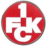 Flaggenfritze Pin 1. FC Kaiserslautern Logo - 1.5 x 1.5 cm, gratis Aufkleb