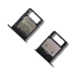 jbTec SIM-Tray/SD-Card Karten-Halter kompatibel mit Samsung Galaxy Tab S6 Lite LTE 2022 - Slot Rahmen, Farbe:Schwarz (Gray)