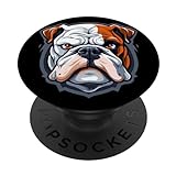Coole Englische Bulldogge PopSockets mit austauschbarem PopGrip