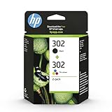 HP 302 (X4D37AE) Original Druckerpatronen, Black + Tri-color, für HP DeskJet 1100, 2300, 3600, 3800, 4600 series, HP ENVY 4500 series, HP OfficeJet 3800 Serie, 2 Stück (1er pack)