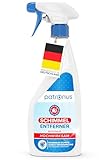 Patronus Schimmel-Entferner mit starker Tiefenwirkung [500 ml] für Wand, Bad, Tapete & mehr - Effektives Anti Schimmel Spray mit Aktivchlor zum Schimmel entfernen Wand, Fugenreiniger Bad & F