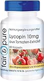 Fair & Pure® - Lycopin Kapseln 10mg - Carotinoid aus Tomatenextrakt - vegan - ohne Magnesiumstearat - 60 Kap