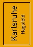 Karlsruhe Hagsfeld: Deine Stadt, deine Region, deine Heimat! | Notizbuch DIN A4 blanko 120 Seiten Geschenk