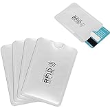 TSUWNO 5 x TÜV-geprüfte RFID-Schutzhüllen für Kredit- und EC-Karten mit NFC-Blocker. Schützt vor Datendiebstahl und sichert Ihre Bank- und Personalausw