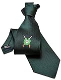 ADAMANT©️ - Schützen-Krawatte - Krawatte Schützenverein-Krawatte, mit gewebten Logo, 150cm x 8 cm - DEUTSCHE MARKENQUALITÄT - Dunkelgü