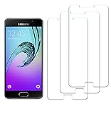 WEOFUN [3 Stück] Schutzfolie für Samsung Galaxy A5 2016, Ultra-klar Displayschutzglas für Samsung Galaxy A5 2016 (0.33mm Ultradünner, 99% Ultra-klar, 9H Härte)