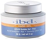 IBD Hard Gel LED/UV Builder Gel, Pink, 1er pack (1 x 56 g)